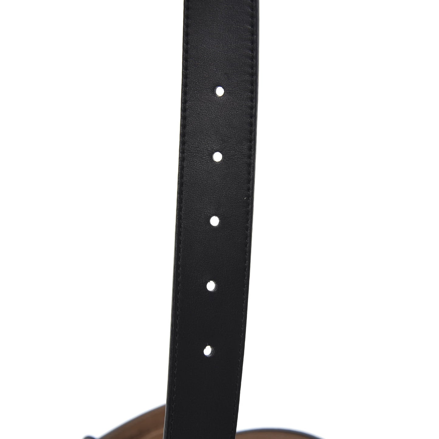Calfskin Crystal Interlocking G Belt 90 36 Black