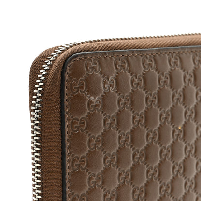 Gucci Shine Microguccissima Zip Around Organizer Wallet Acero 7 of 7