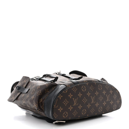 Louis Vuitton Monogram Macassar Christopher MM Backpack 4 of 12
