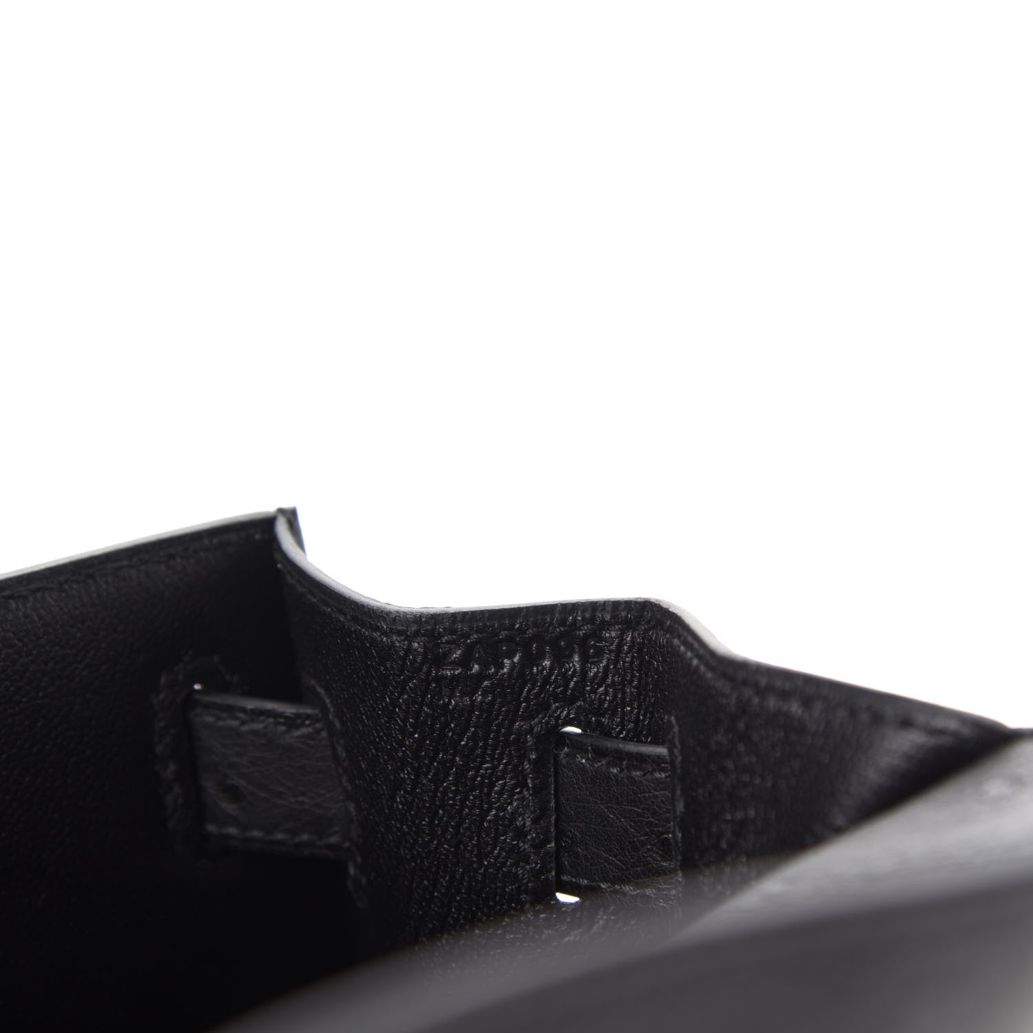 Hermes Ostrich Kelly Sellier 28 Black 9 of 11