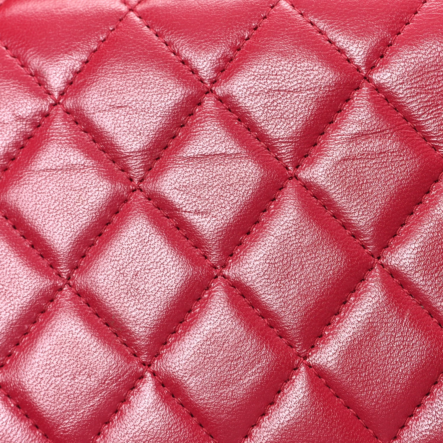 Chanel Lambskin Quilted Trendy CC Dual Handle Clutch With Chain Red 13 of 13