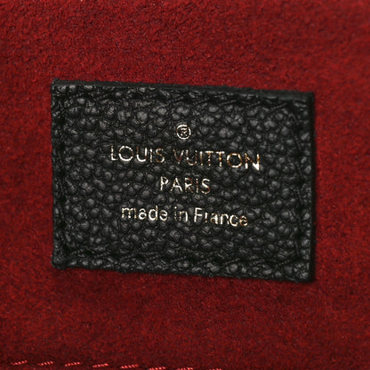 Louis Vuitton Empreinte Monogram Giant Speedy Bandouliere 25 Black Beige 7 of 9