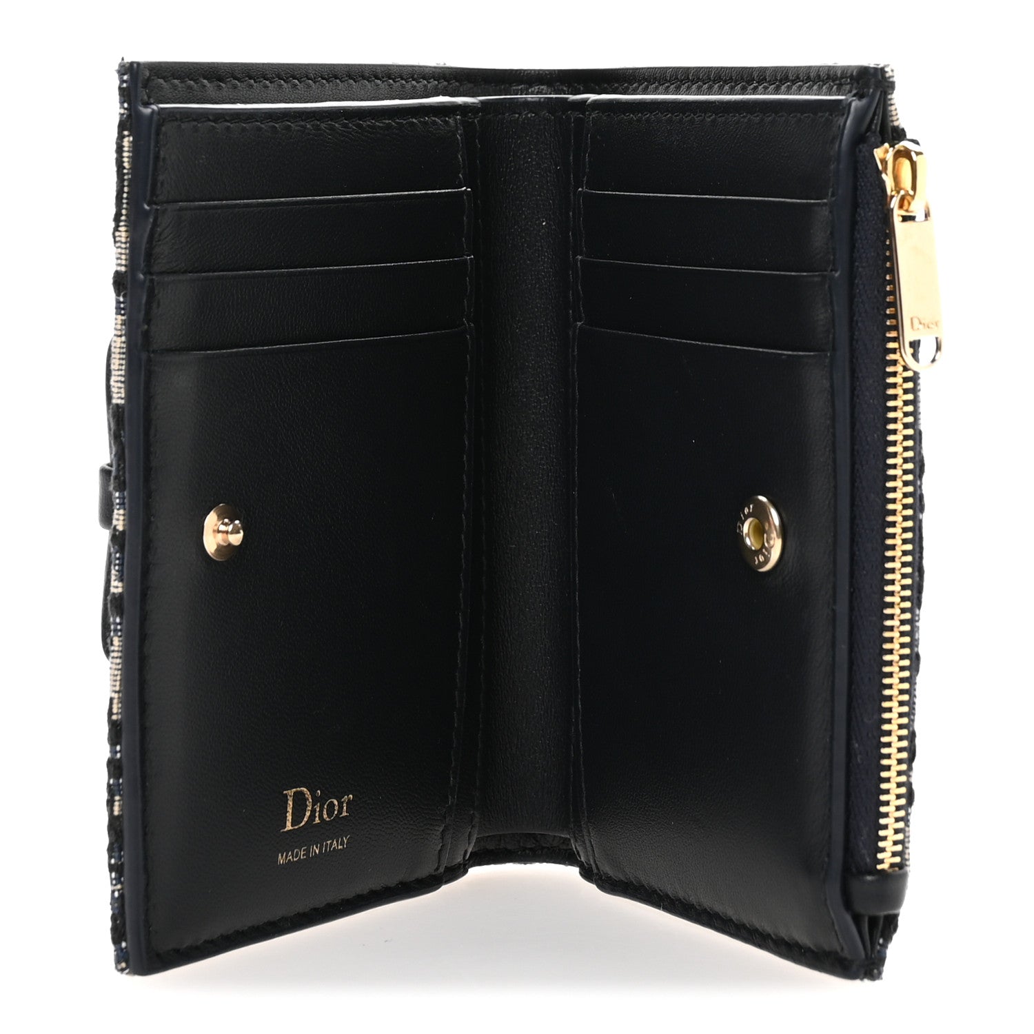 Christian Dior Oblique Bow Dahlia Wallet Blue 1818445 – FASHIONPHILE