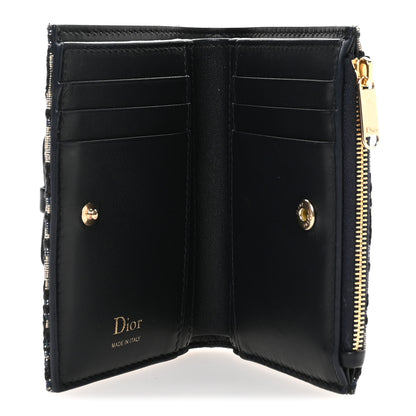 Christian Dior Oblique Bow Dahlia Wallet Blue 5 of 8