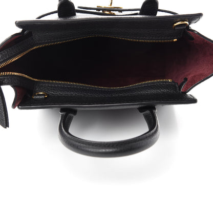 Mulberry Small Classic Grain Micro Bayswater Zip Tote Black 5 of 9