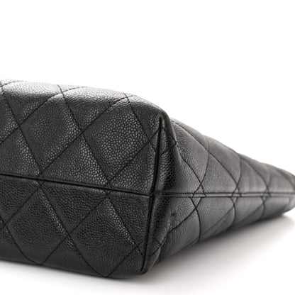 Chanel Caviar Quilted Large Shopping Tote Black 10 of 11