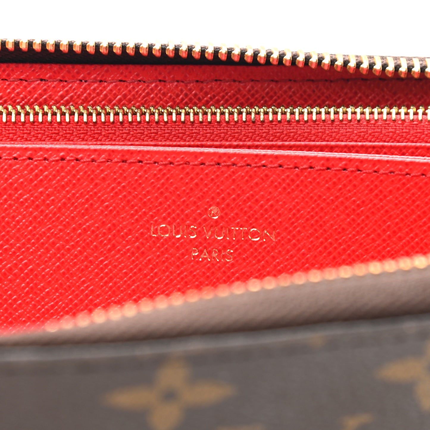 Monogram Zippy Wallet Coquelicot
