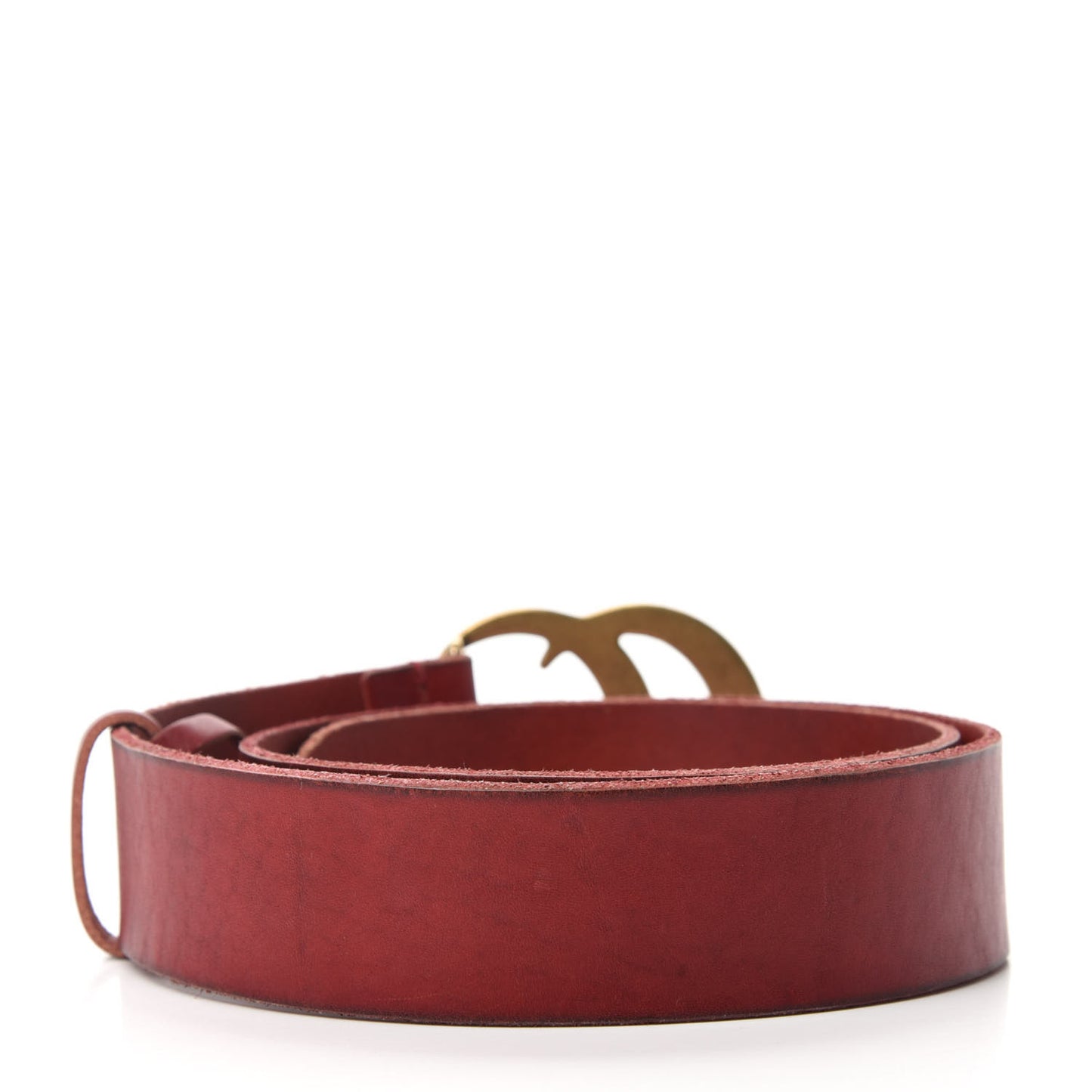 Faded Calfskin Double G 40mm Belt 80 32 Red