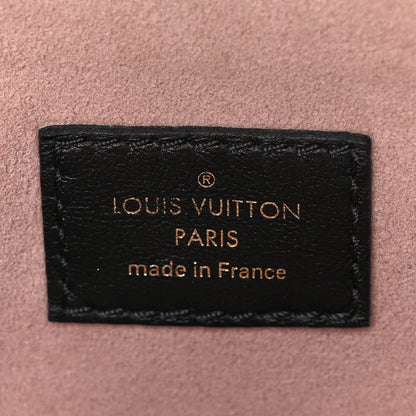 Louis Vuitton Lambskin Embossed Monogram Coussin PM Black 8 of 13