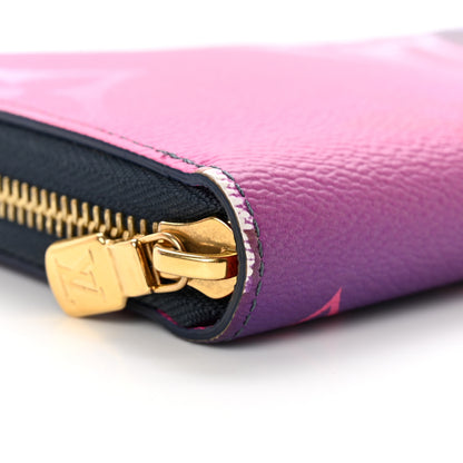Louis Vuitton Monogram Giant Spring In The City Zippy Wallet Midnight Fuchsia 10 of 10