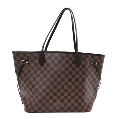 Louis Vuitton Damier Ebene Neo Neverfull MM Rose Ballerine 1 of 12