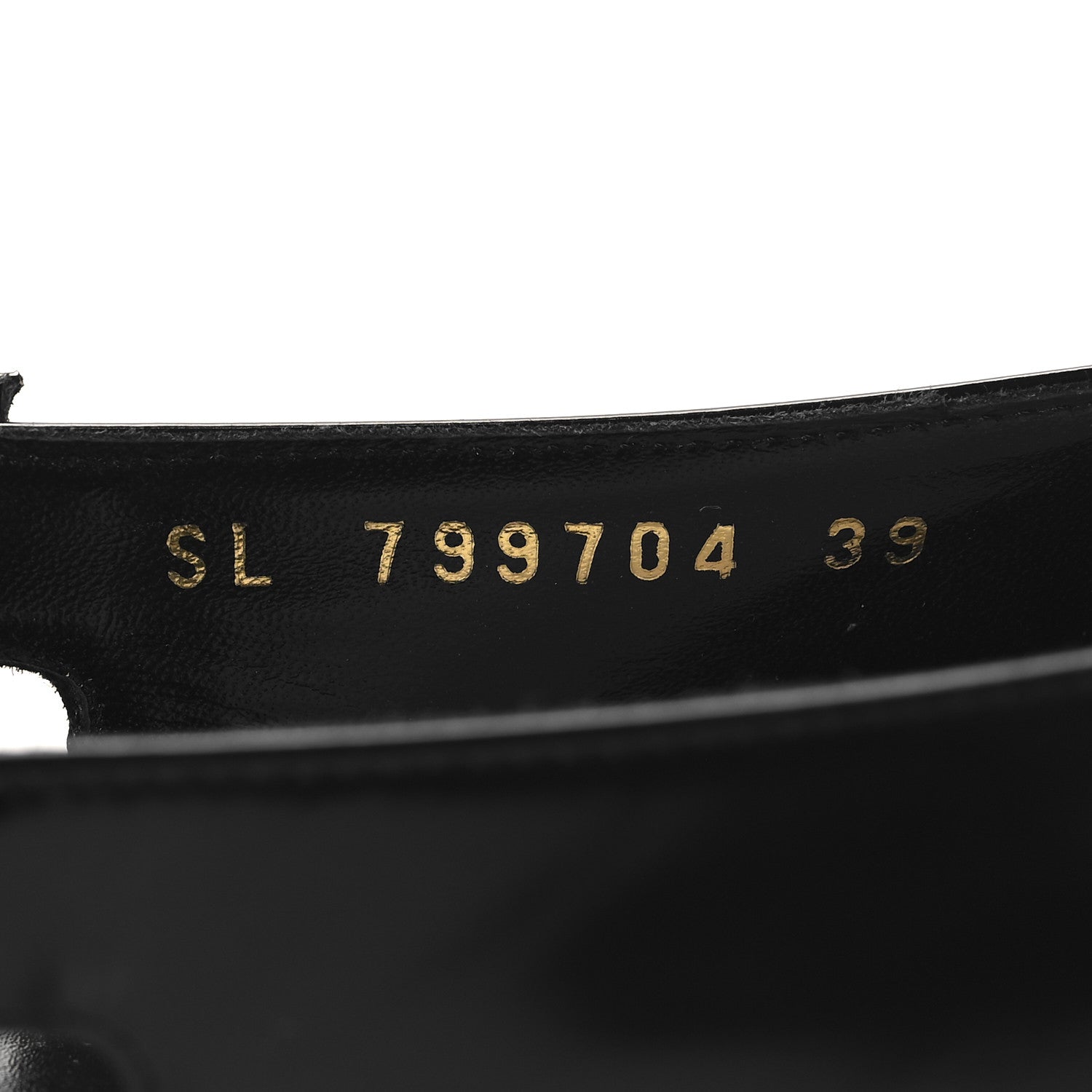 Saint Laurent Vitello Marilyn Lee 75 Slingback Pumps 39 Black 7 of 10