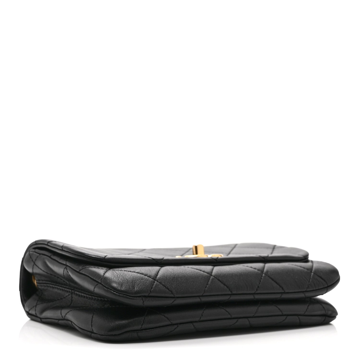 Chanel Lambskin Quilted Small Color Match Flap Black Multicolor 4 of 10