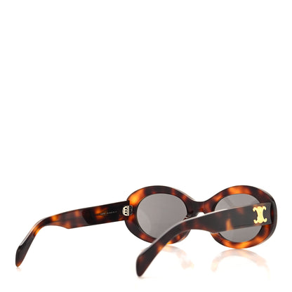 Celine Acetate Triomphe Sunglasses CL40194U Tortoise 4 of 7