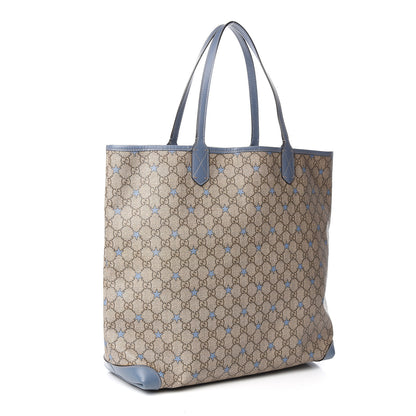 Gucci GG Supreme Stars Tote Blue 4 of 11