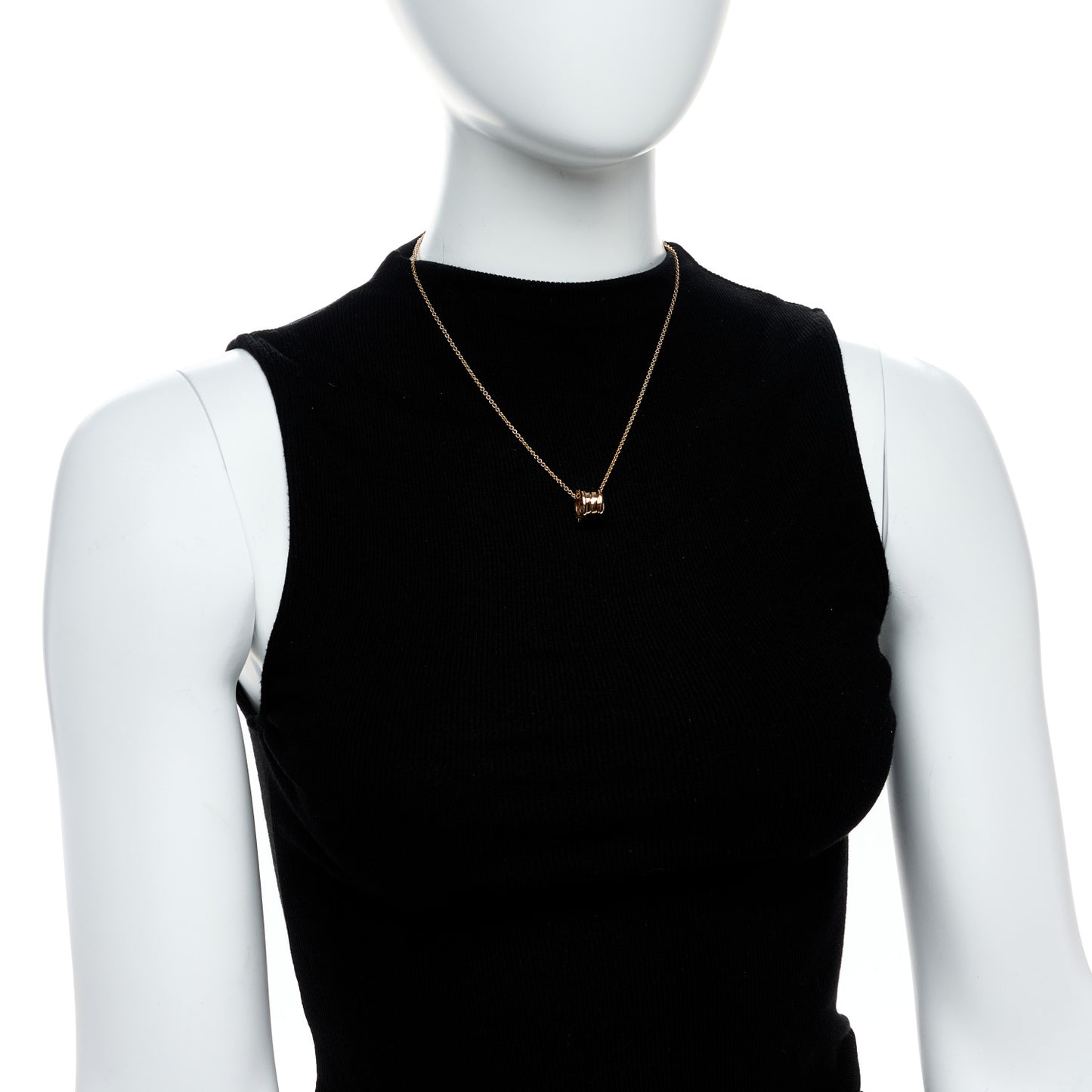 18K Rose Gold B.Zero1 Pendant Necklace