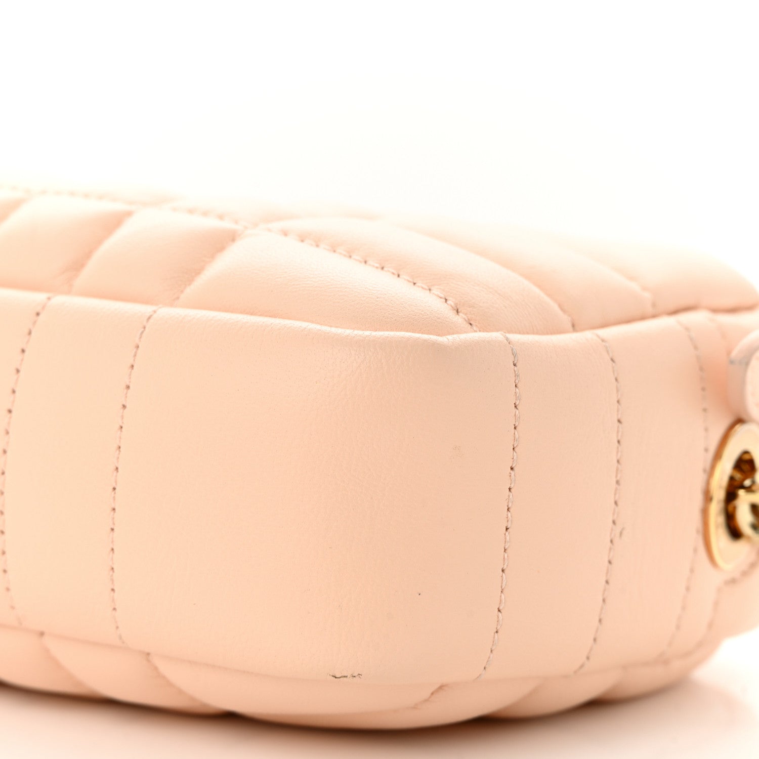 Burberry Lambskin Quilted Mini Lola Camera Bag Peach 11 of 13