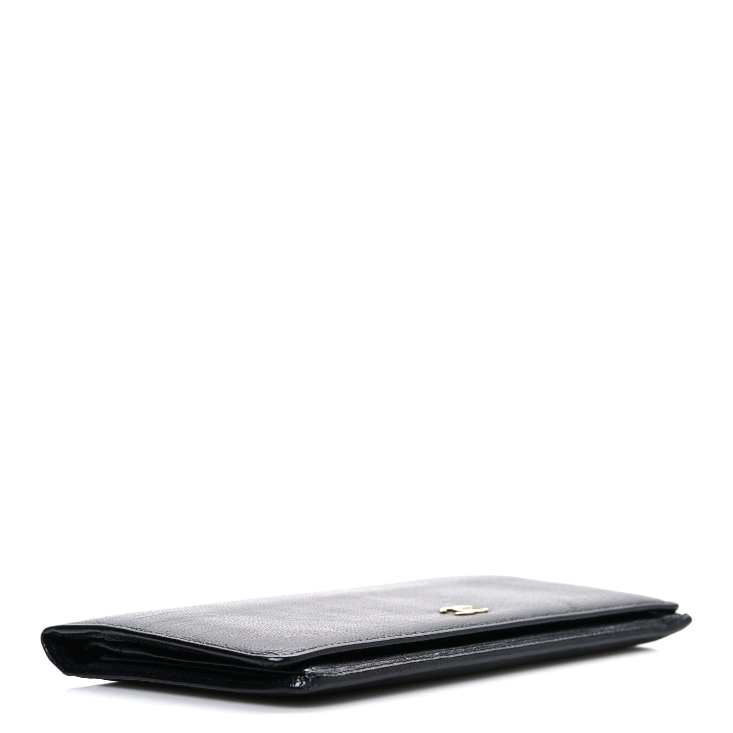 Chanel Goatskin Yen Wallet Black 4 of 8