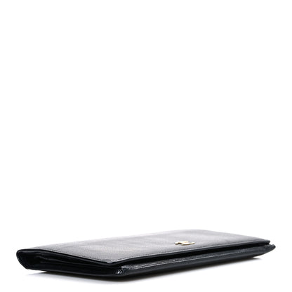 Chanel Goatskin Yen Wallet Black 4 of 8
