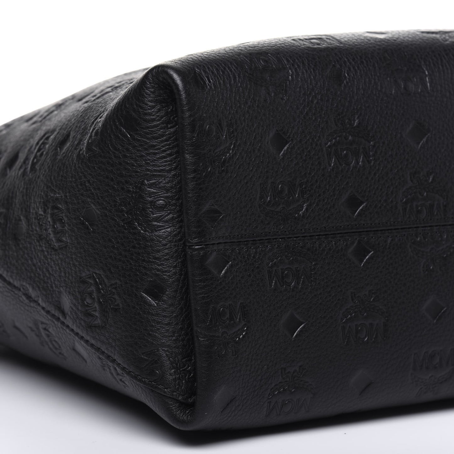 Calfskin Ottomar Monogram Medium Klara Shopper Tote Black