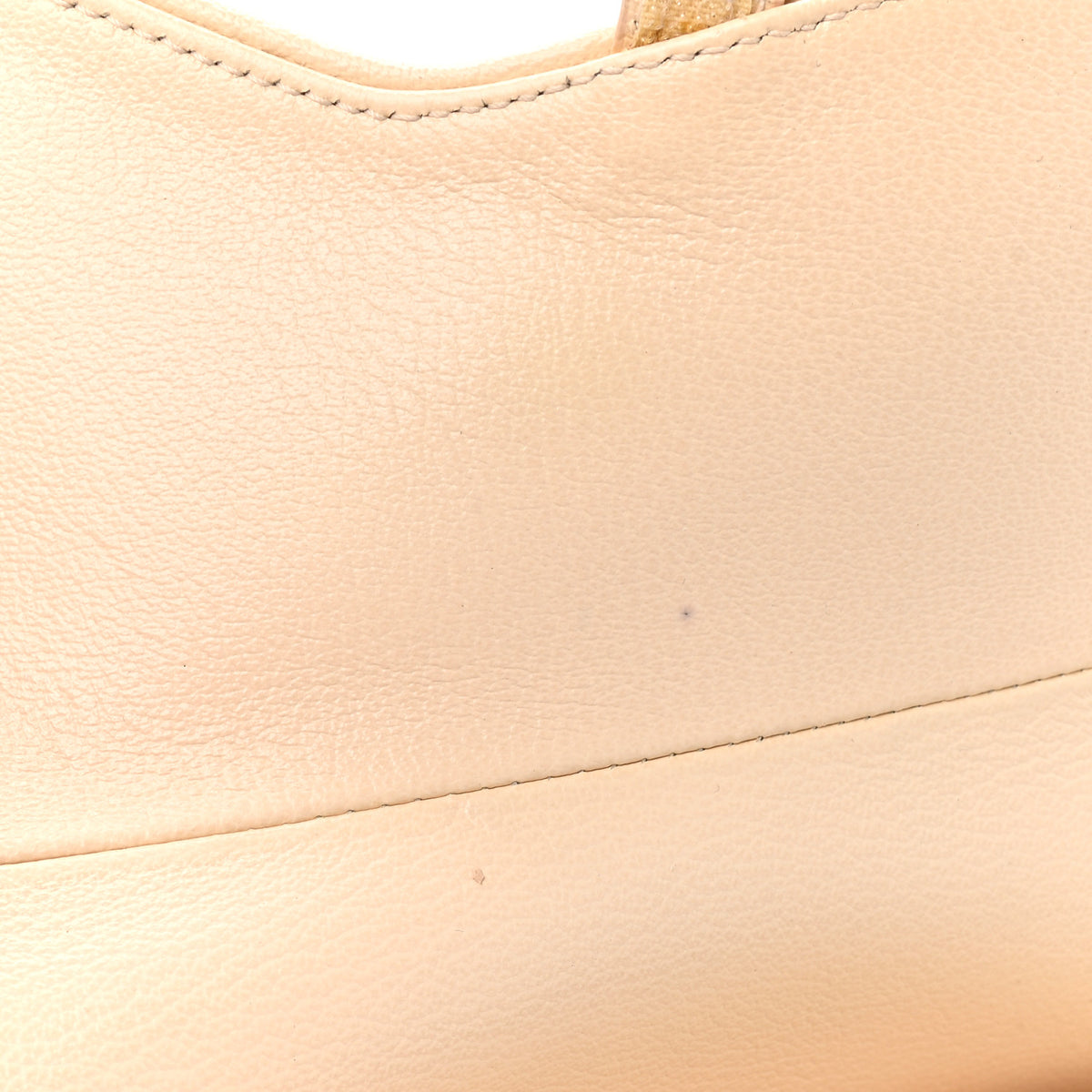 Christian Dior Grained Calfskin Saddle Bag Beige 10 of 12
