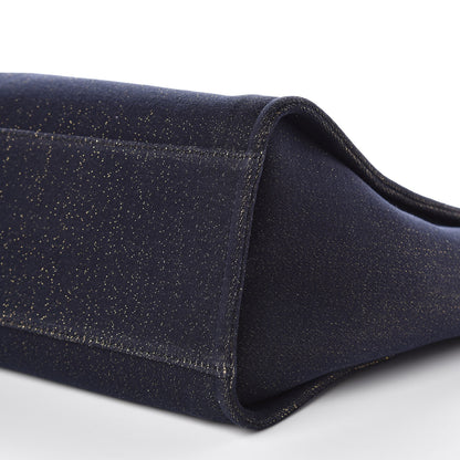 Chanel Lurex Canvas Medium Deauville Tote Navy Blue Gold 9 of 10