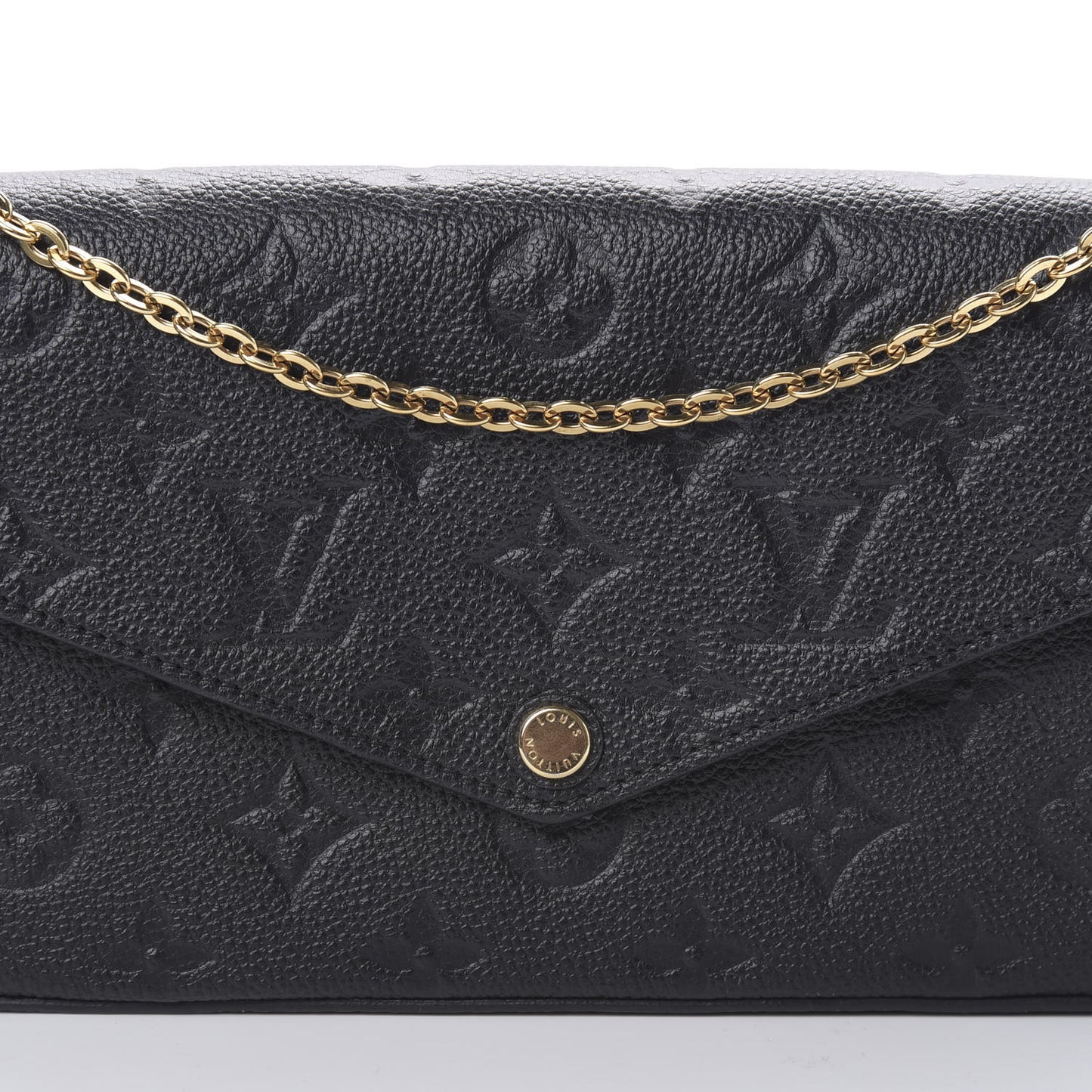 Empreinte Pochette Felicie Chain Wallet Black