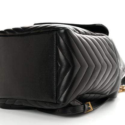 Saint Laurent Lambskin Matelasse Monogram Joe Backpack Black 10 of 11