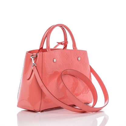 Louis Vuitton Vernis Montaigne BB Poppy 3 of 7