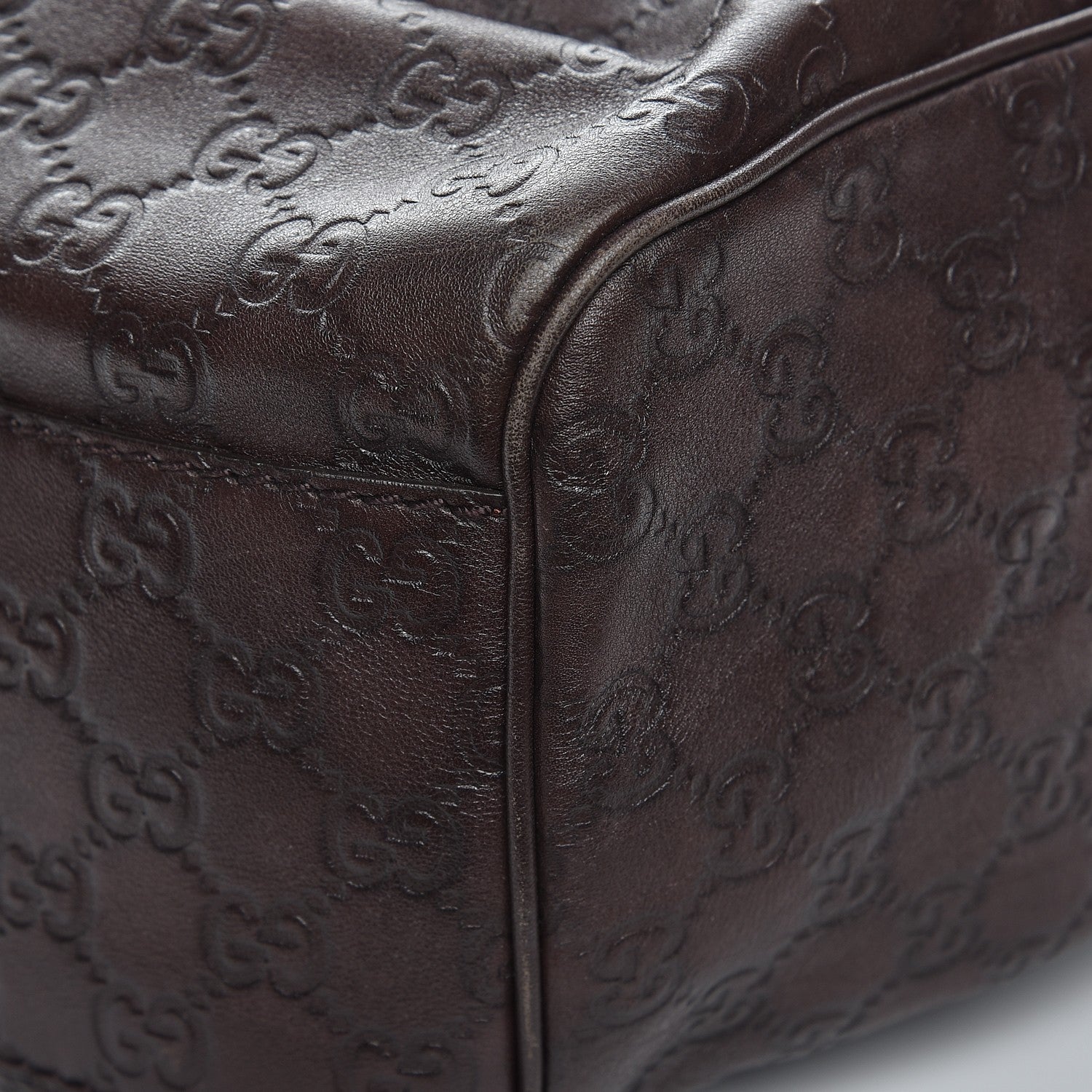 Gucci Guccissima Signature Large Sukey Tote Chocolate 9 of 12