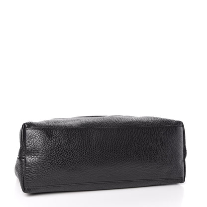 Gucci Pebbled Calfskin Medium Soho Chain Shoulder Bag Black 4 of 10