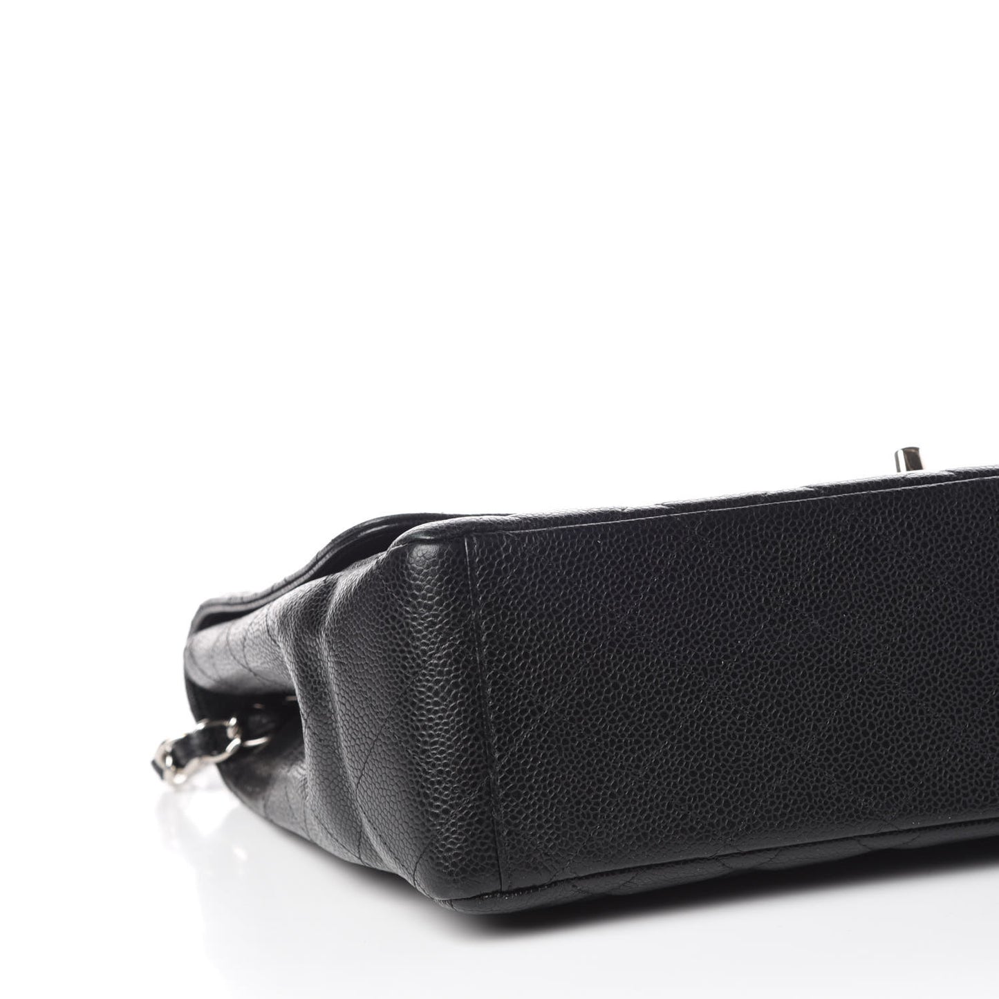 Caviar Quilted Maxi Single Flap Black