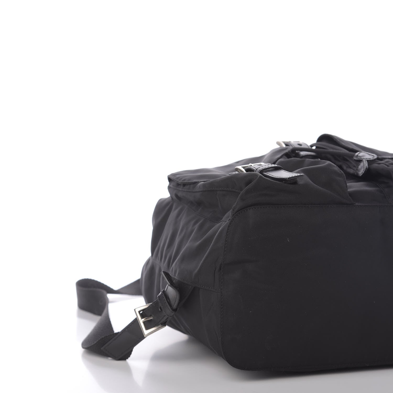 Prada Nylon Vela Medium Backpack Black 5 of 8