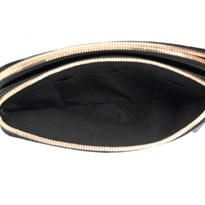 Chanel Calfskin Quilted Pearl Small Clutch With Chain Black 5 of 15