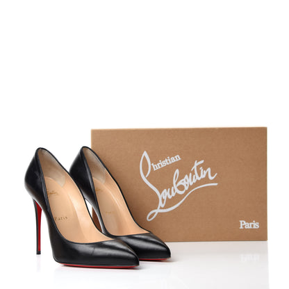 Christian Louboutin Shiny Nappa Pigalle Follies 100 Pumps 37 Black 10 of 10