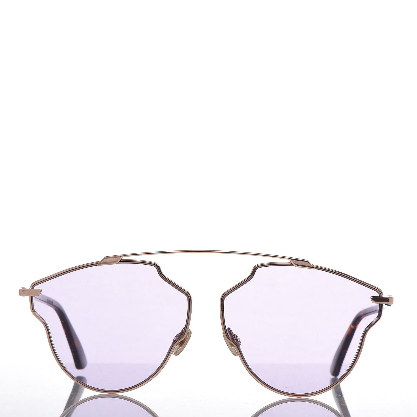 So Real Pop Sunglasses Rose Gold Purple