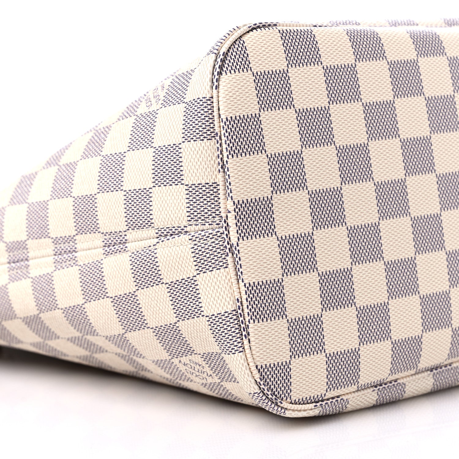 Louis Vuitton Damier Azur Braided Neverfull MM Orange 8 of 10