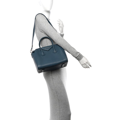 Givenchy Sugar Goatskin Small Antigona Oil Blue 2 of 14