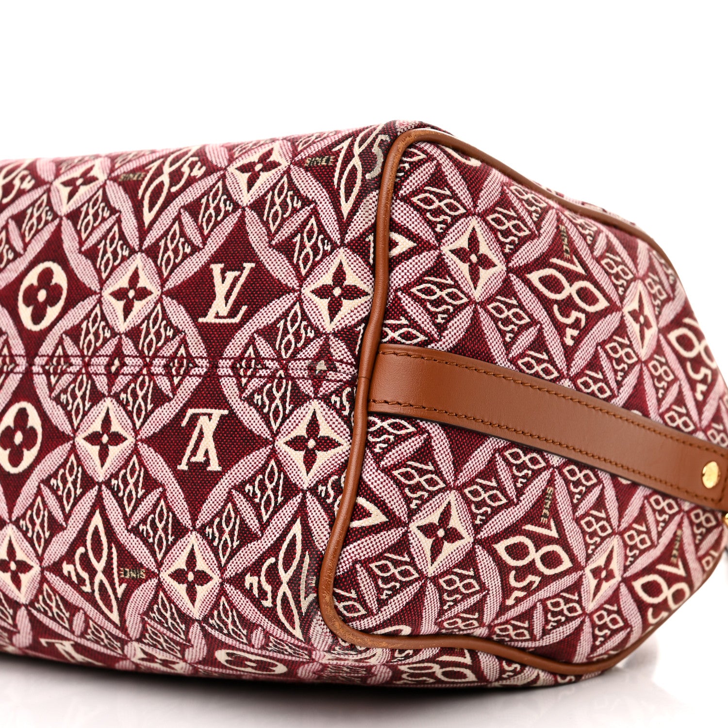 Louis Vuitton Jacquard Since 1854 Speedy Bandouliere 25 Bordeaux 11 of 11