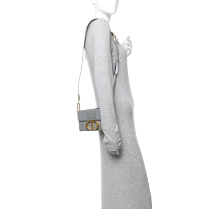 Christian Dior Box Calfskin 30 Montaigne Box Bag Stone Grey 2 of 9