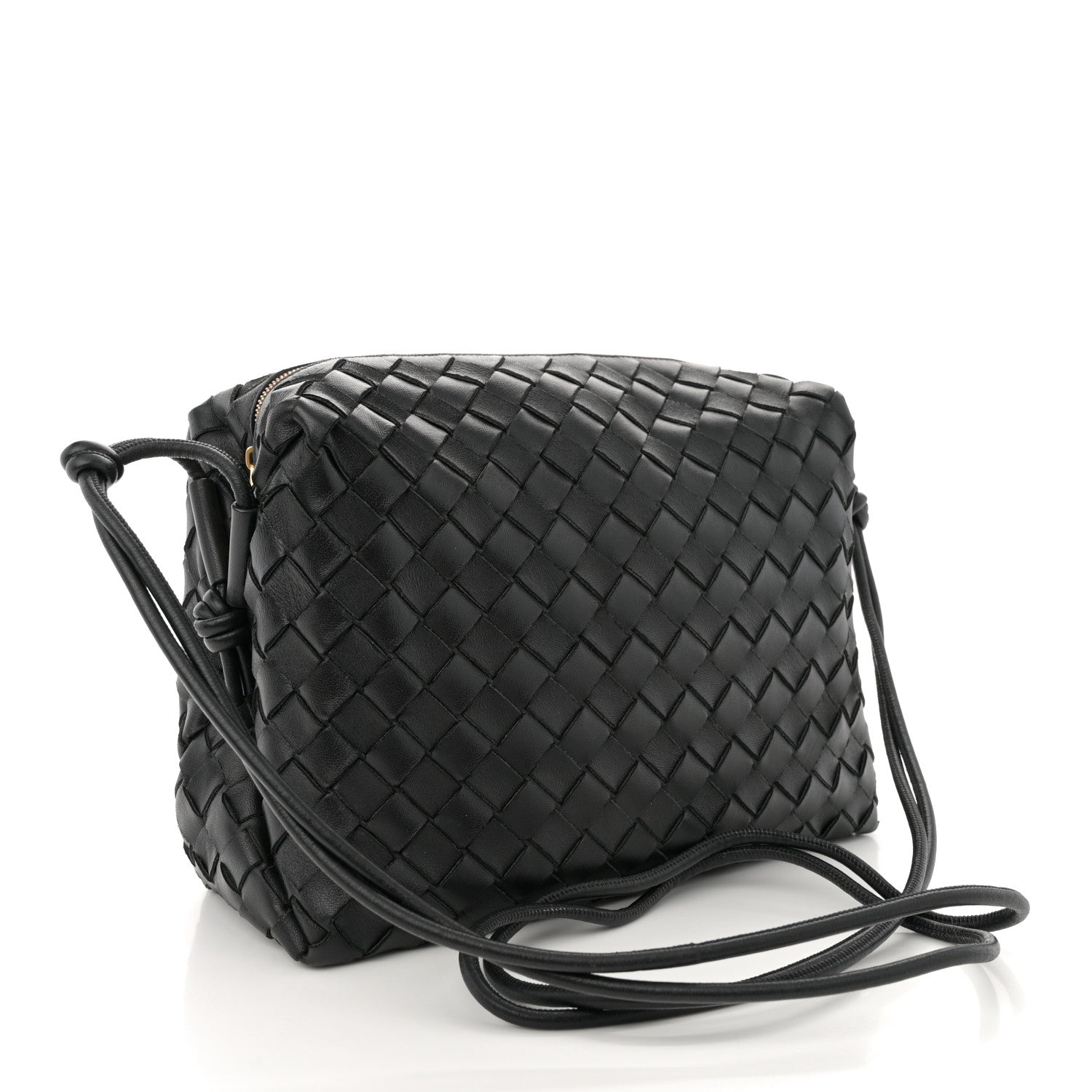 Bottega Veneta Nappa Intrecciato Medium Loop Camera Bag Black 3 of 10