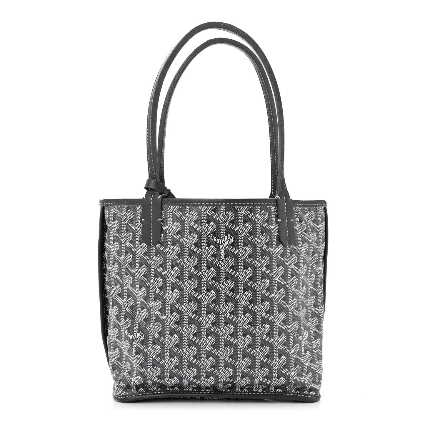 Goyardine Reversible Mini Anjou Grey