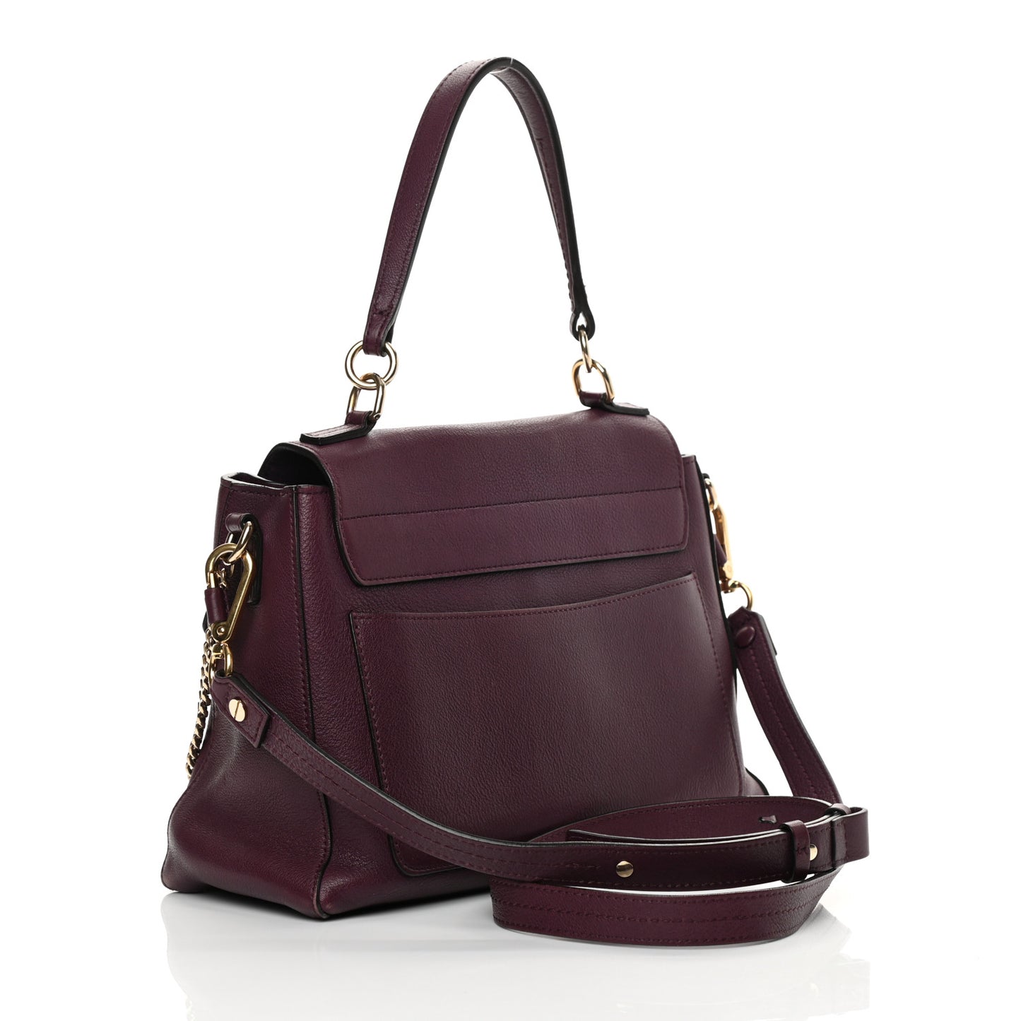 Calfskin Small Faye Day Shoulder Bag Intense Violine
