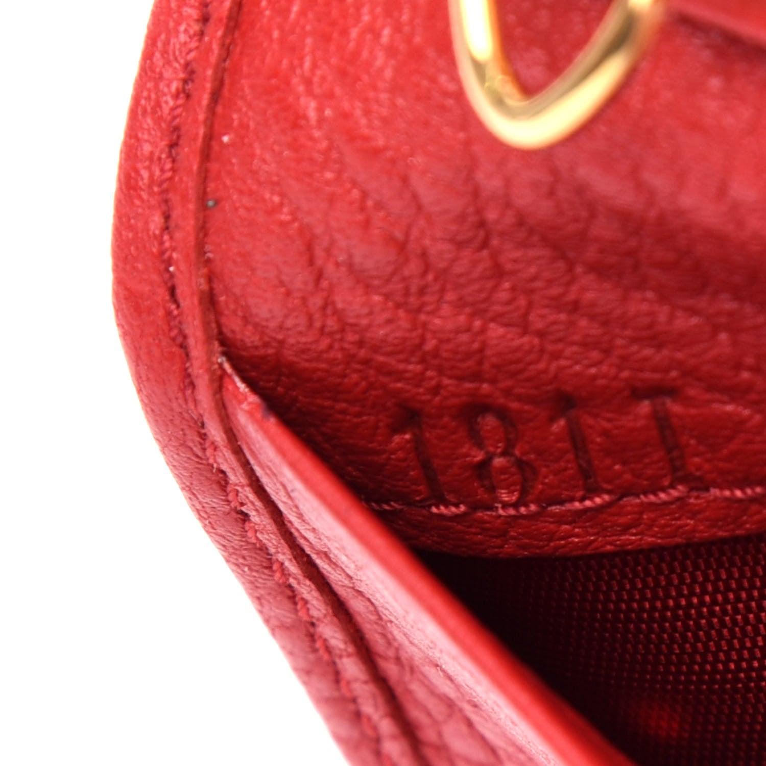 Prada Vitello Grain 6 Key Holder Rosso 7 of 8
