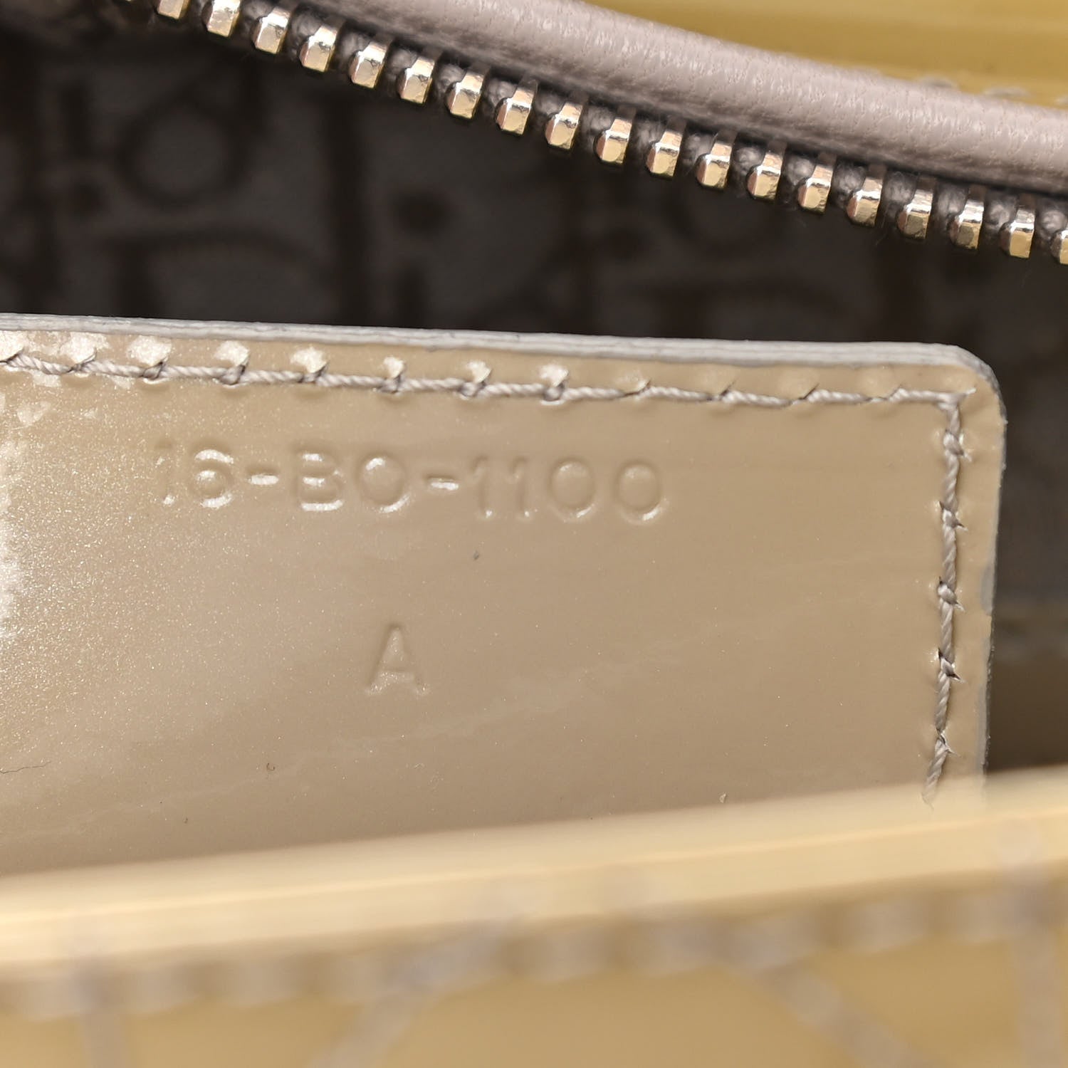 Christian Dior Patent Cannage Large Lady Dior Beige 6 of 11