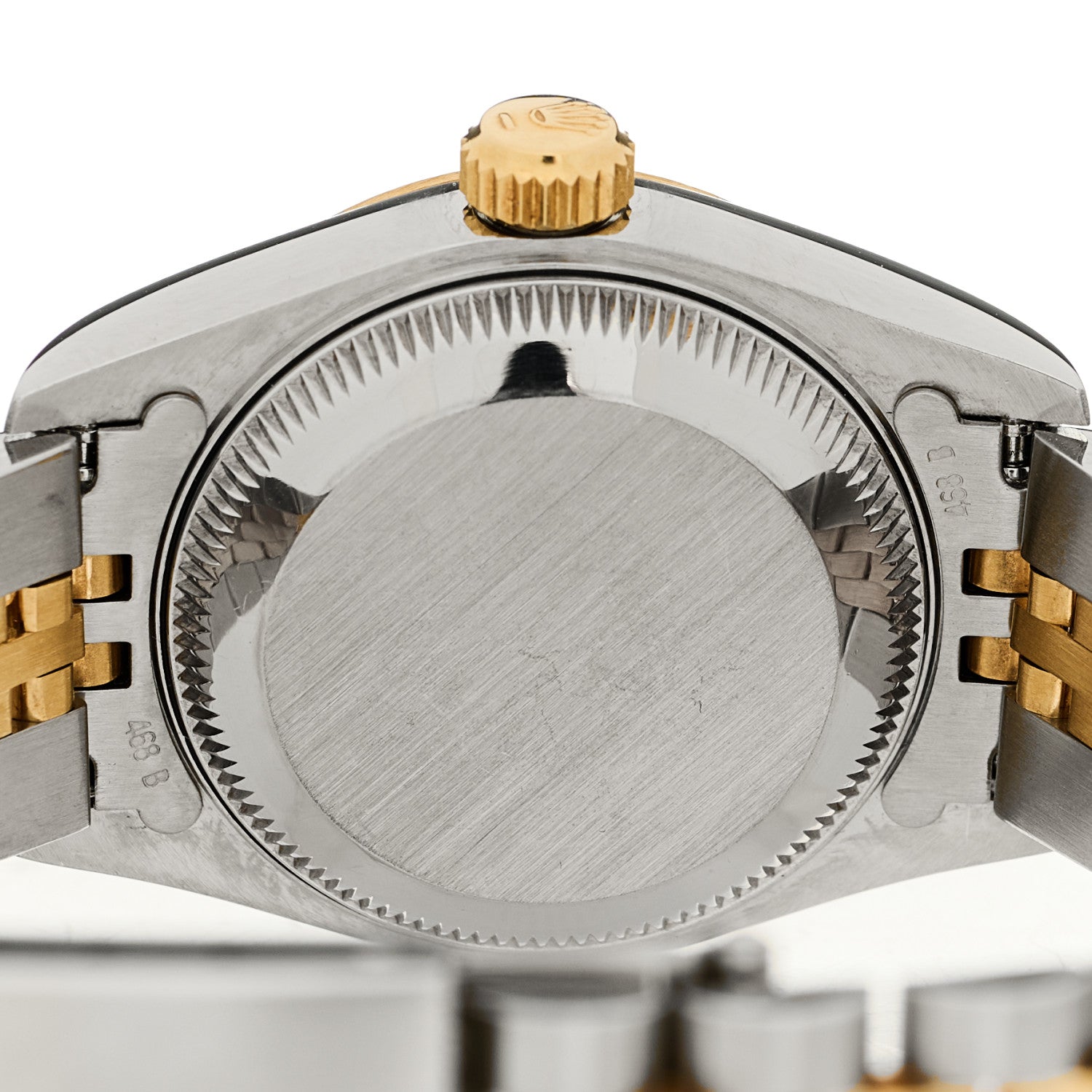 Rolex Stainless Steel 18K Yellow Gold Diamond 26mm Oyster Perpetual Datejust Watch Champagne Jubilee 69173 4 of 4
