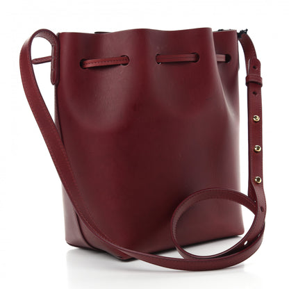 Mansur Gavriel Calfskin Mini Bucket Bag Bordeaux 3 of 10