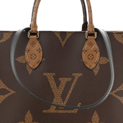 Louis Vuitton Reverse Monogram Giant Onthego MM 8 of 10