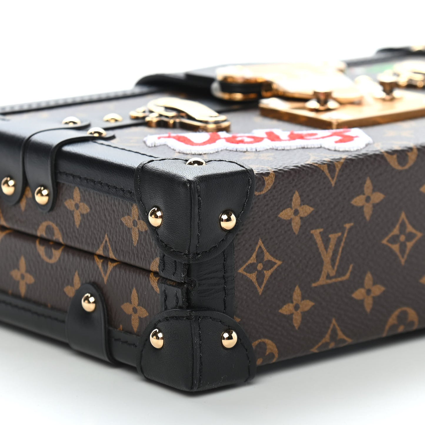 Monogram Patches Petite Malle Black