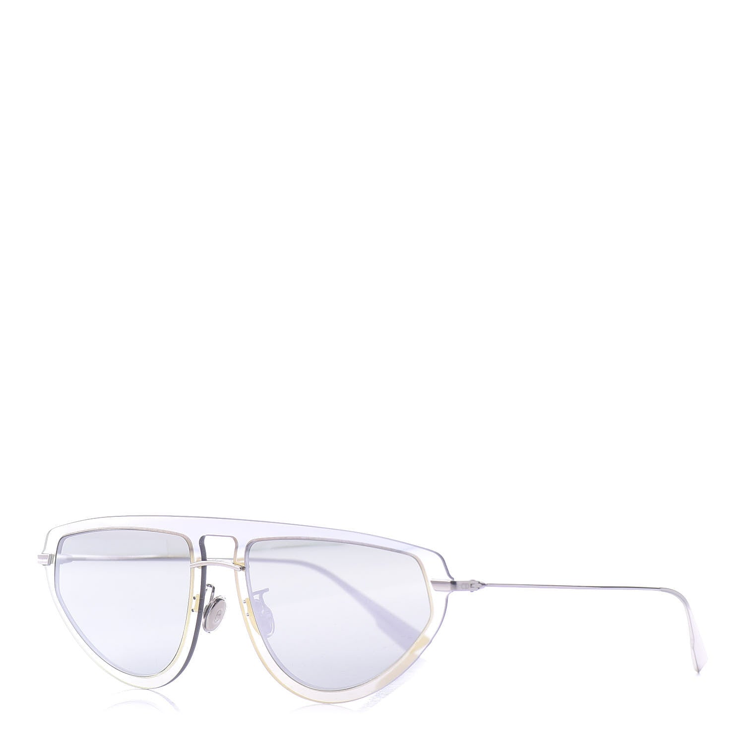 Christian Dior Metallic Ultime 2 Sunglasses Silver Grey 1 of 10